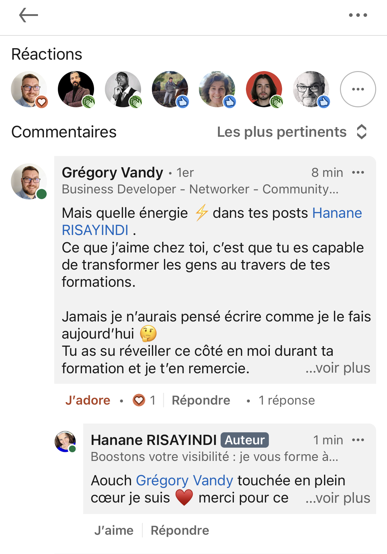 Formation Linkedin - Gregory Vandy
